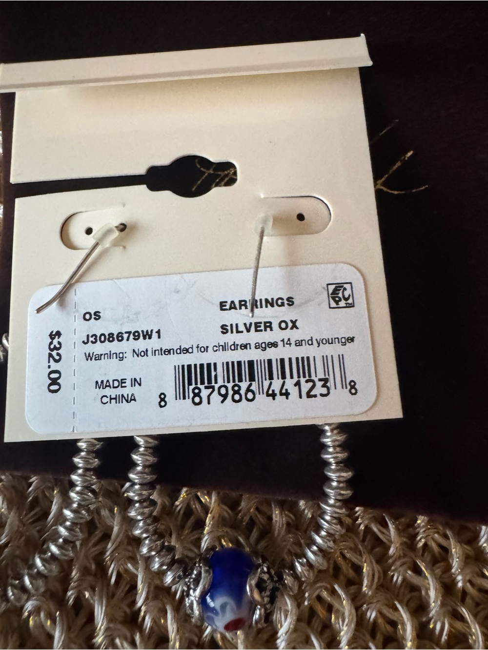 NWT Patricia Nash Silver Necklace World Beads & Earrings SET w/ Dusty  PICK ONE - Picture 4 of 6